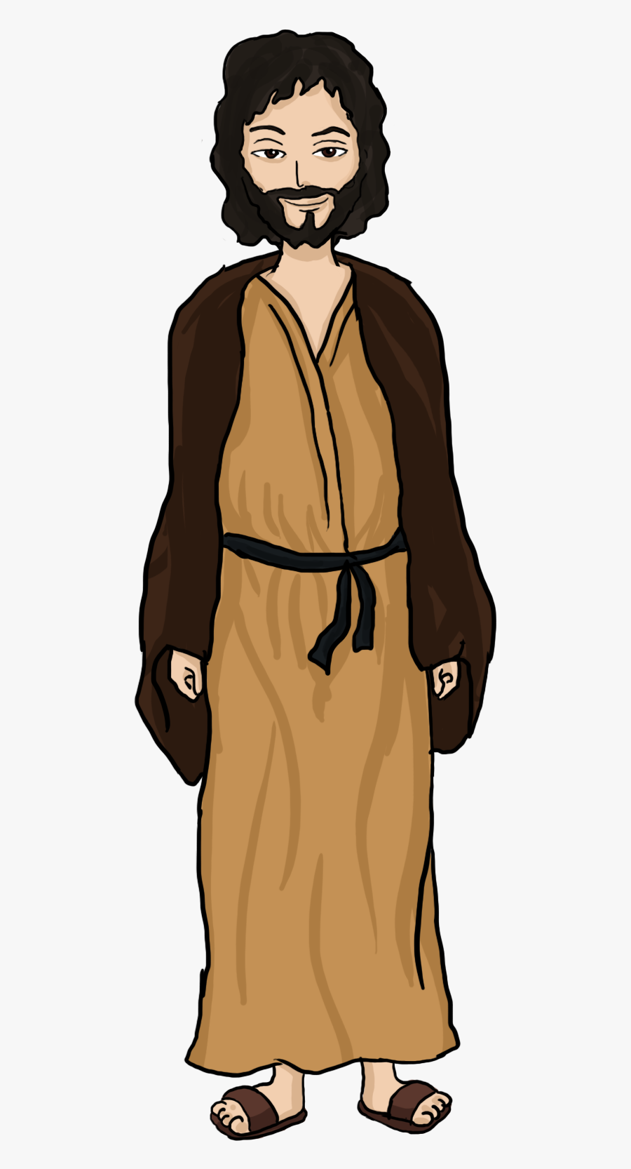 Cartoon Pictures Of Jesus - Disciple Peter Clip Art, Transparent Clipart