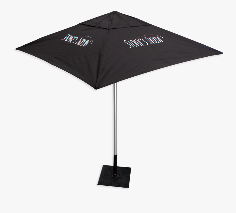 Caf Umbrellas Star Outdoor Range Branding And - Branded Outdoor Umbrella Black, Transparent Clipart