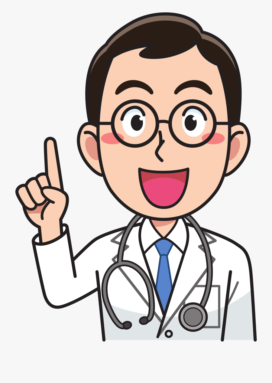 Man, With Stethoscope, Talking - Doctor Clipart Png, Transparent Clipart