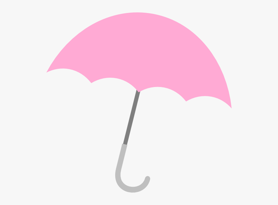 Baby Shower Pink Umbrella, Transparent Clipart