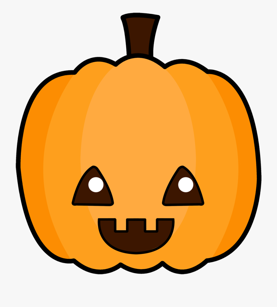 Free To Use Pumpkin Clip Art - Cute Halloween Cartoon Pumpkin, Transparent Clipart