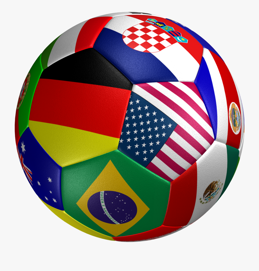 Images Soccer Ball - World Cup Flag Ball, Transparent Clipart
