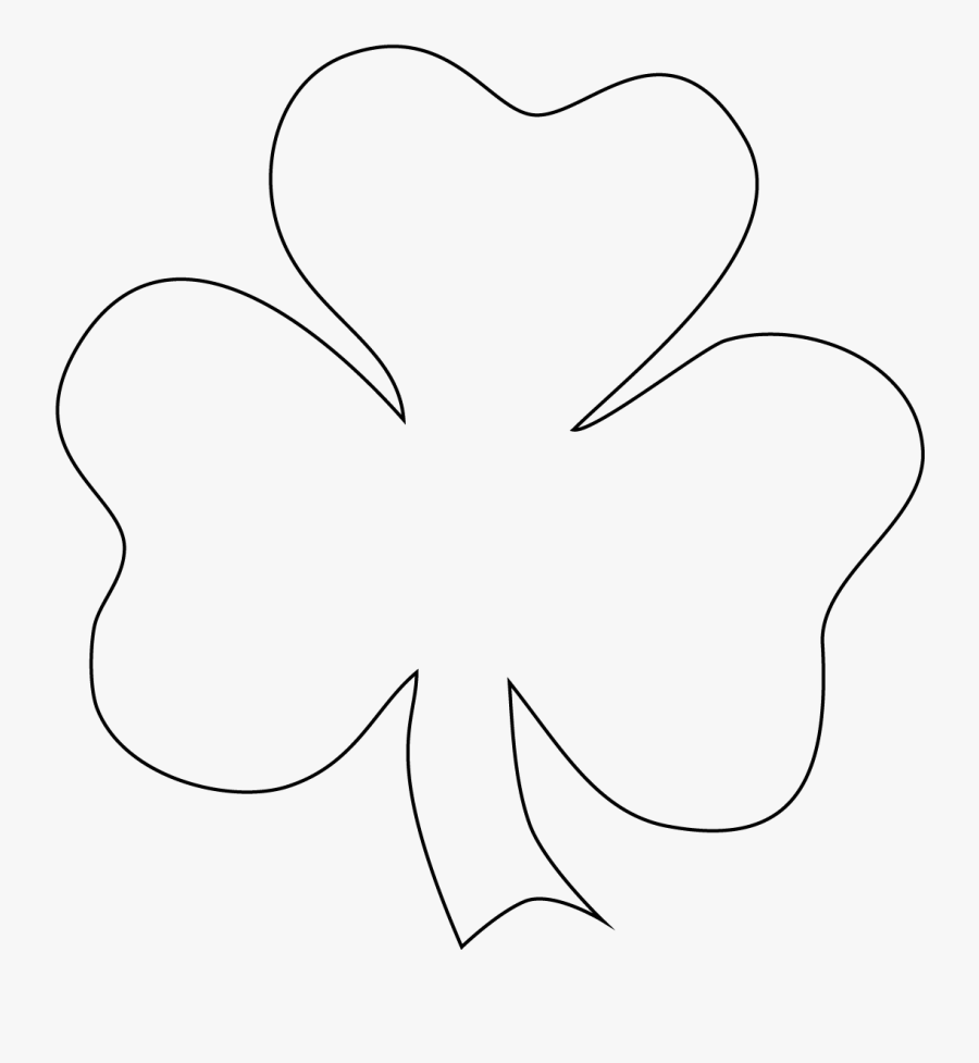 Free Shamrock Clipart The Cliparts - Printable St Patrick's Day Shamrock, Transparent Clipart