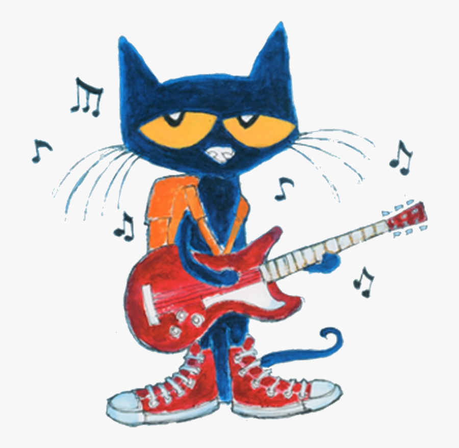 Pete The Cat Main Banner Clipart Of To Clip Art Rocking - Pete The Cat Rocking In My School Shoes, Transparent Clipart