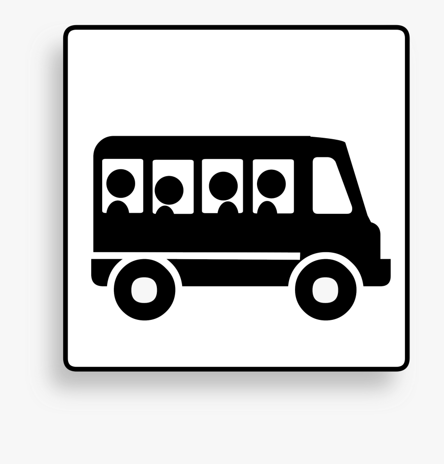 Clipart - Free Vector Bus Icon, Transparent Clipart
