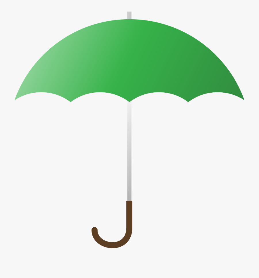 Green Umbrella Clipart, Transparent Clipart