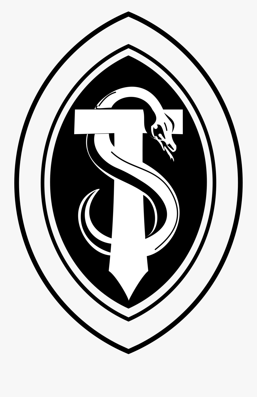 Emblem,area,monochrome Photography - Egyption Snake Clipart, Transparent Clipart