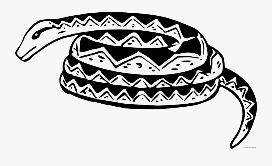 Black And White Snake Clipart - Snakes Clipart Black And White, Transparent Clipart