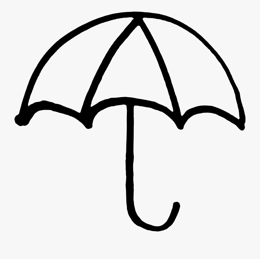Umbrella Black And White Umbrella Clip Art - Umbrella Images Clipart Black And White, Transparent Clipart