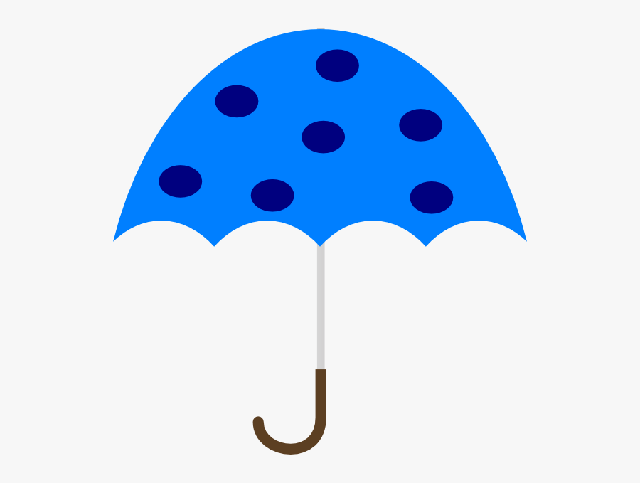 Polka Dot Umbrella Clipart, Transparent Clipart