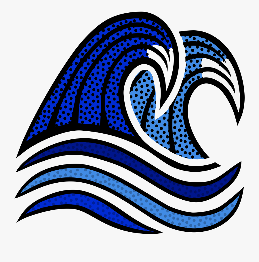 Clipart - Waves Drawing Png, Transparent Clipart