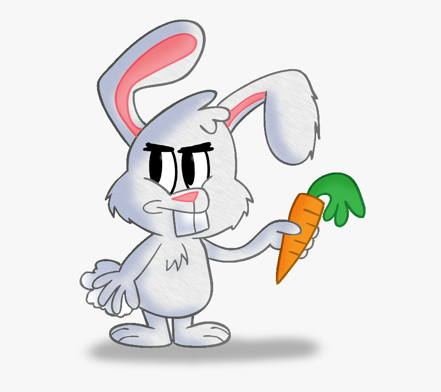 Angry Cartoon Rabbit Clipart Rabbit Hare Clip Art - Transparent Tavşan Png Cartoon, Transparent Clipart