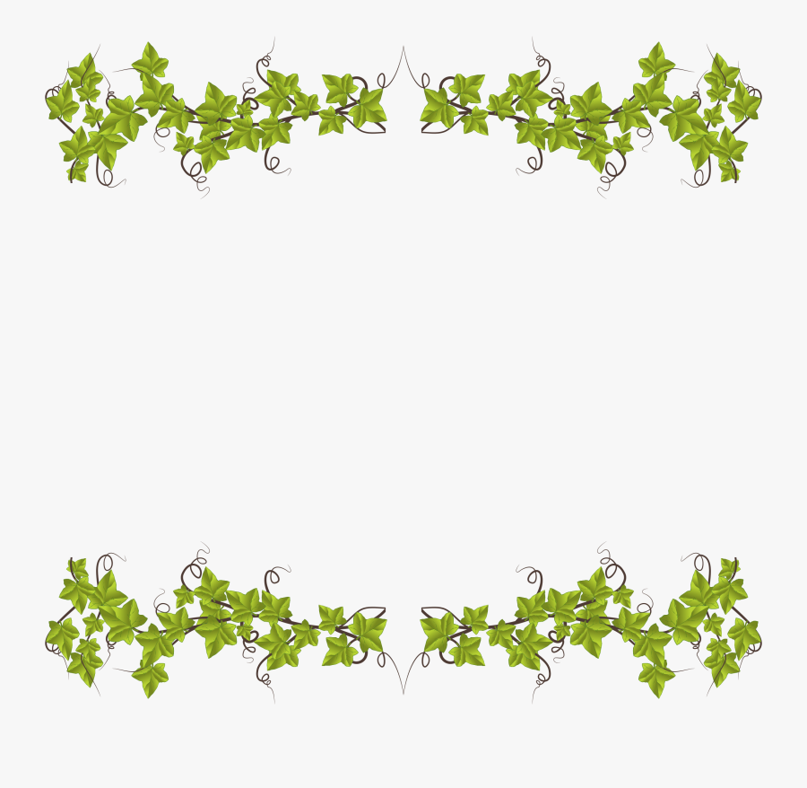 Leaves Clipart Ivy Leaf - Wine Glass Clipart Border, Transparent Clipart