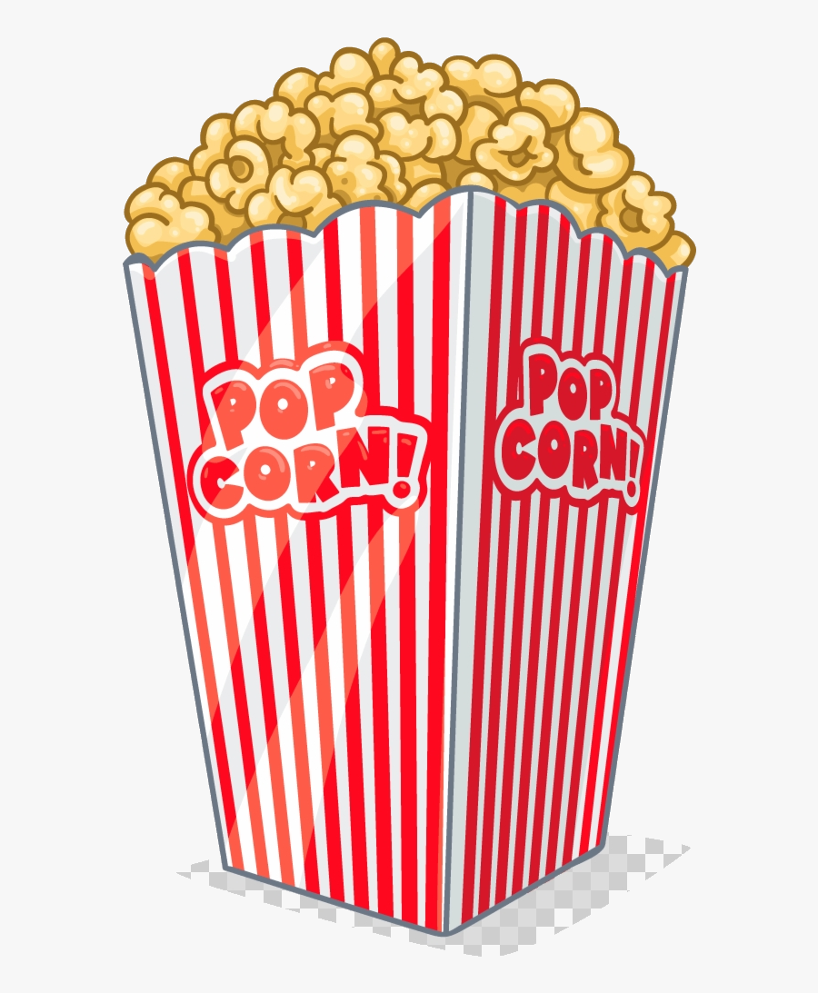 Popcorn Clipart Tv And Transparent Background Clip - Popcorn Png, Transparent Clipart