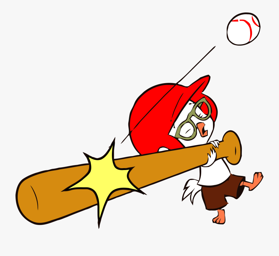 Baseball Popcorn Clipart - Chicken Little Baseball Clipart, Transparent Clipart