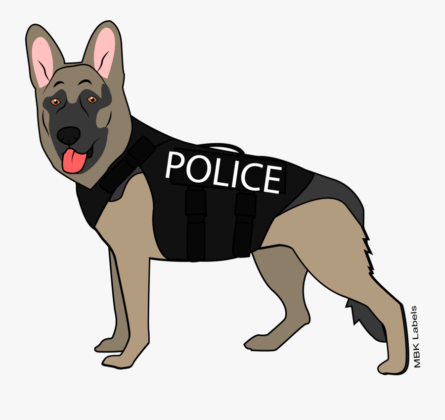 K9 Police Dog - K9 Dog Clip Art, Transparent Clipart