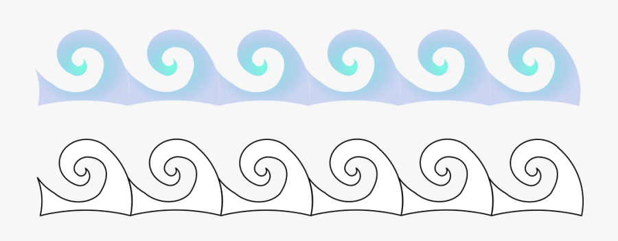 Waves Svg Vector File Vector Clip Art Svg File Sea Waves Clip Art Black And White Free Transparent Clipart Clipartkey