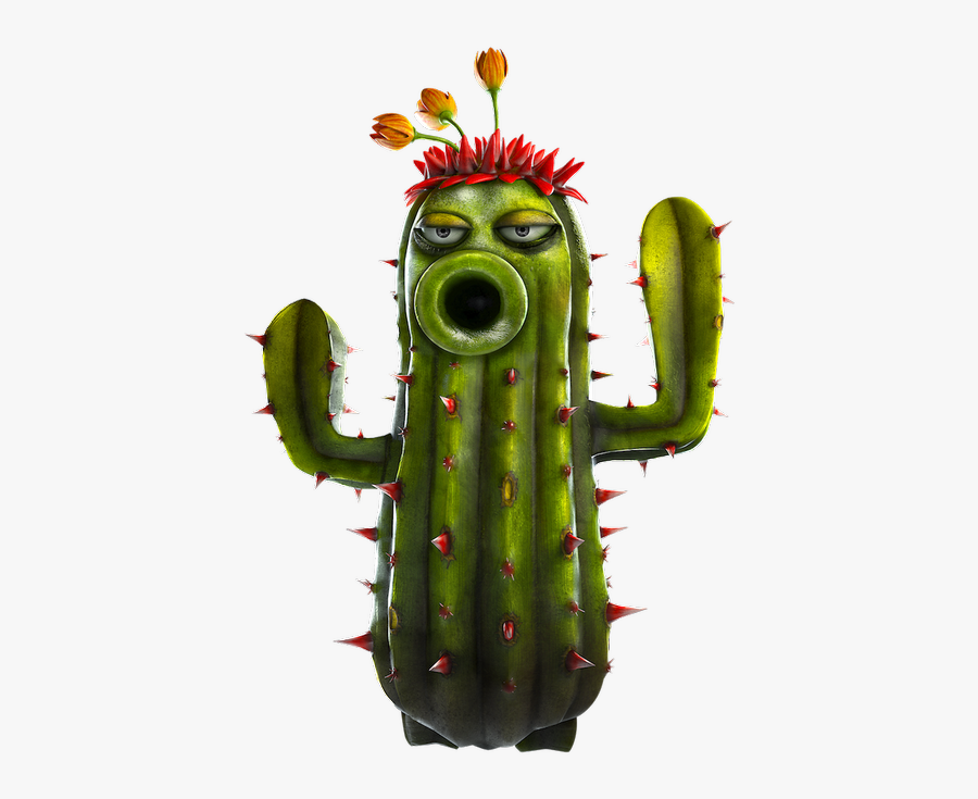 Clip Art Cactus Jpg - Plants Vs Zombies Garden Warfare Png, Transparent Clipart
