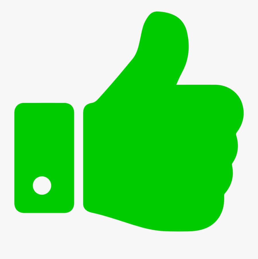 10 - Like - Thanks - Pogchamp - Agree - Disagree , - Thumbs Up Icon Green, Transparent Clipart