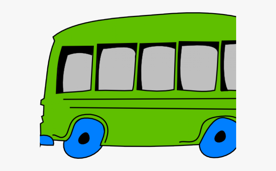 Bus Clipart Shape - Clip Art Green Bus, Transparent Clipart