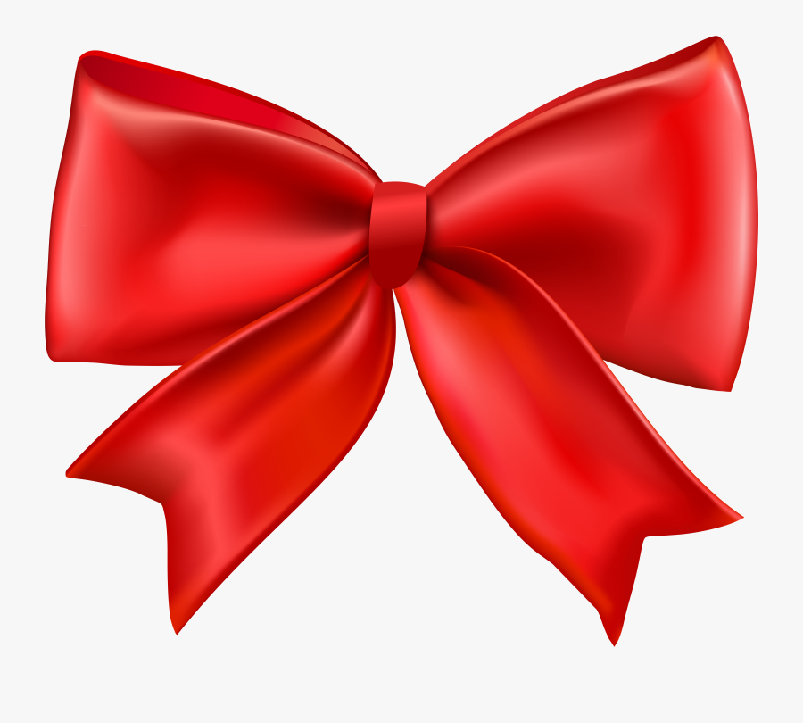 Transparent Ribbons And Bows Clipart - Red Bow Png Transparent, Transparent Clipart