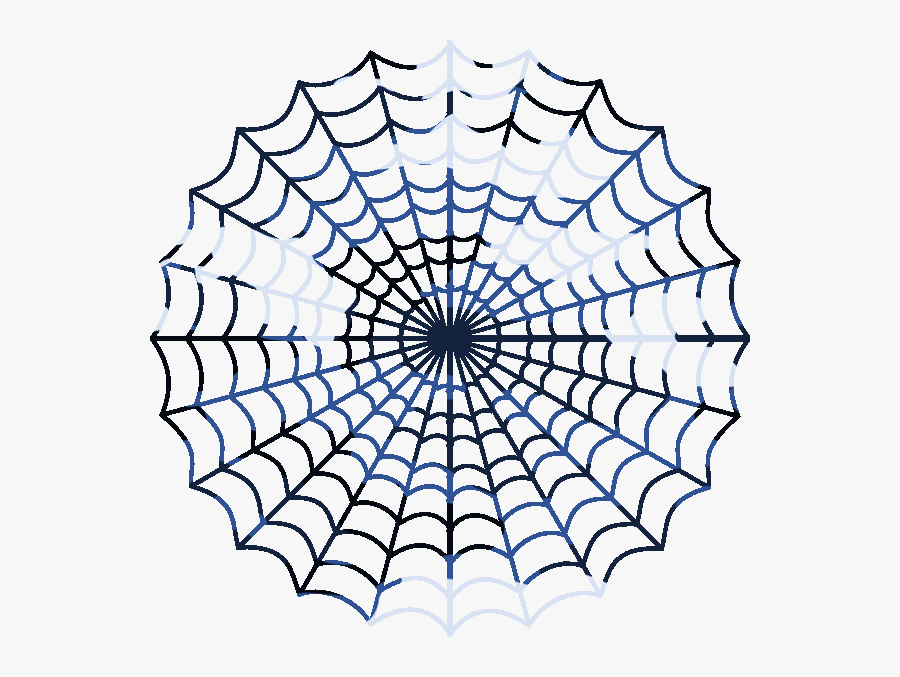 Blue Camouflage Spiders Web Free Images - Charlottes Web Spider Web, Transparent Clipart