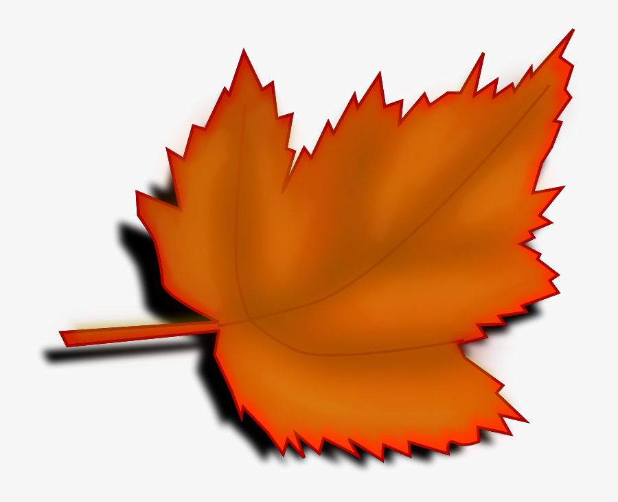Leaf - Clipart - Red Leaf Clipart, Transparent Clipart
