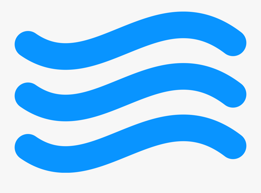 Transparent Wave Border Png - Water Flow Icon, Transparent Clipart