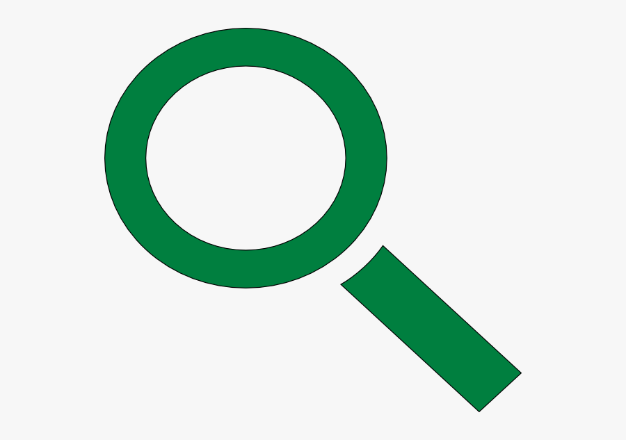 Magnifying Glass Icon Green, Transparent Clipart