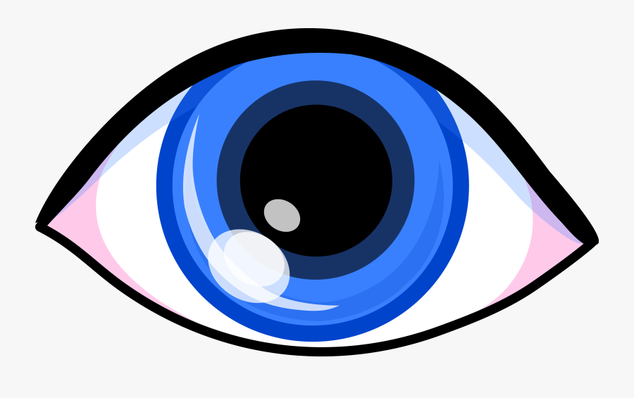 Clip Art Image Of Eyes - Blue Eye Clipart, Transparent Clipart