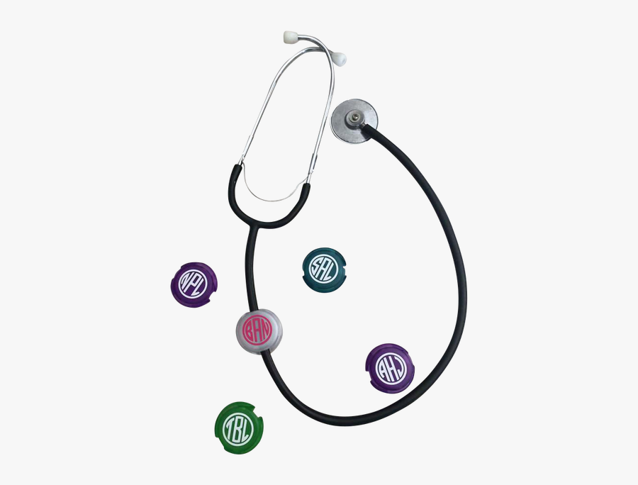 Clip Art Camo Stethoscope - Vinyl On A Stethoscope, Transparent Clipart