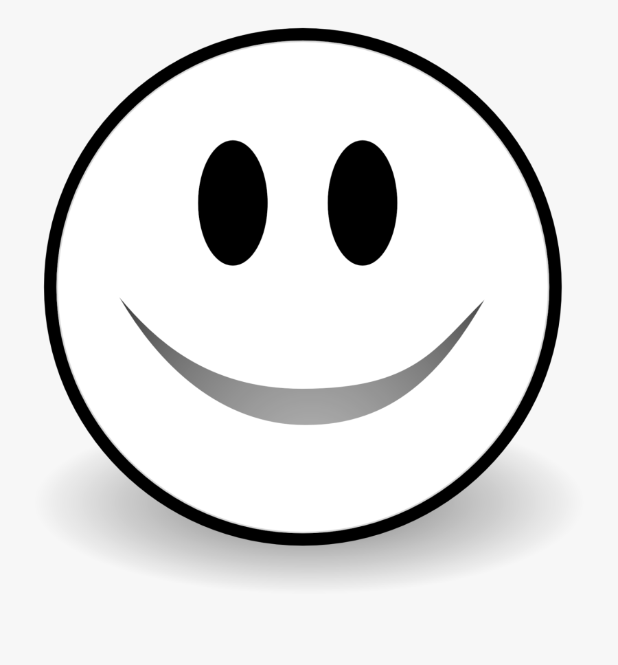 Transparent White Smiley Face Png - Smiley, Transparent Clipart