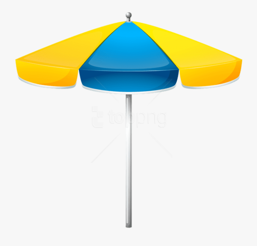 Free Png Download Beach Umbrella Clipart Png Photo - Yellow Beach Umbrella Vector, Transparent Clipart