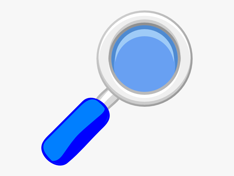Blue Magnifying Glass Svg Clip Arts - Blue Magnifying Glass Clipart, Transparent Clipart