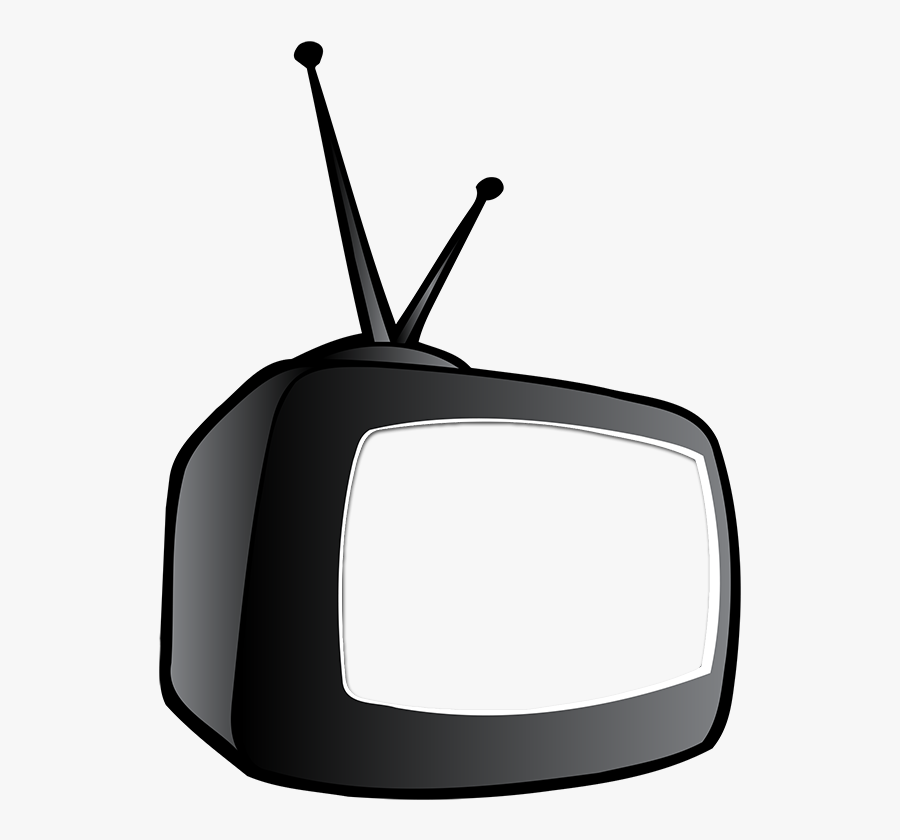Cartoon Tv With Knockout - Television Cartoon Transparent, Transparent Clipart