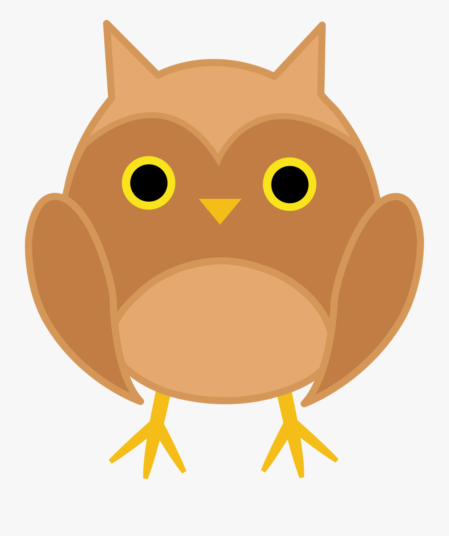 Brown Owl Clip Art, Transparent Clipart