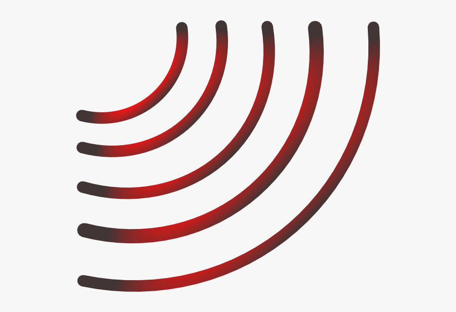 Wave And Sun Clipart - Ultrasound Waves Clipart, Transparent Clipart