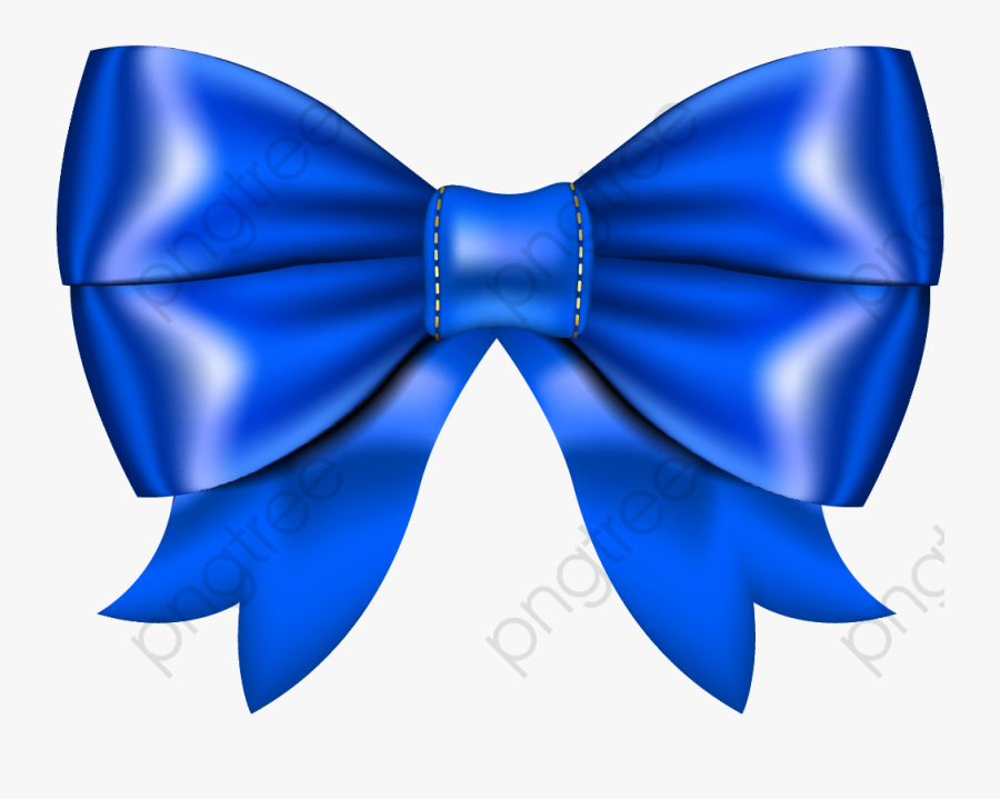 Bow Clipart Blue - Blue Bow Clipart Png, Transparent Clipart