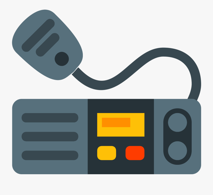 Cable Vector Radio Wave Banner Black And White - White Radio Png Vector, Transparent Clipart