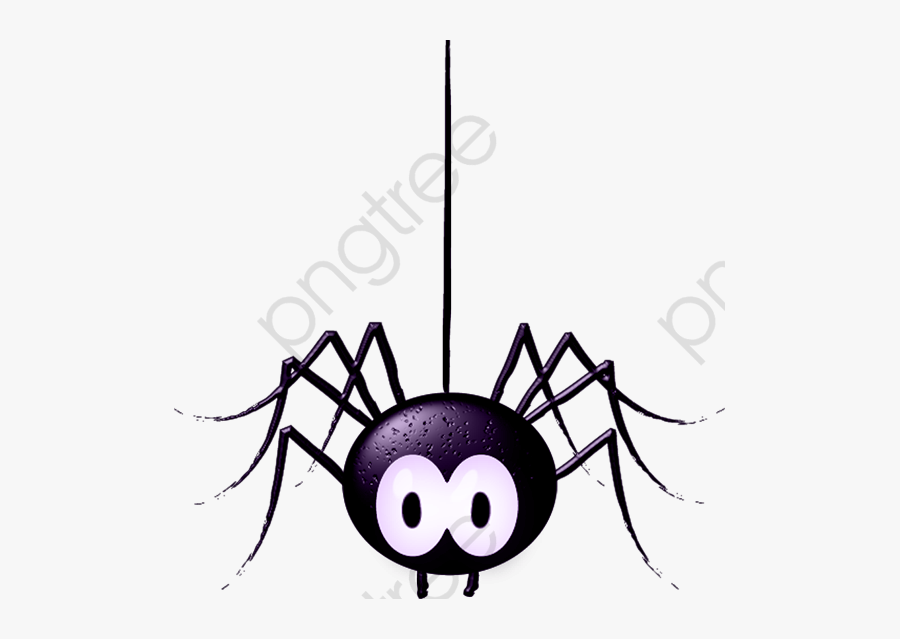 Spider Web Clipart Half - Araignée Clipart, Transparent Clipart