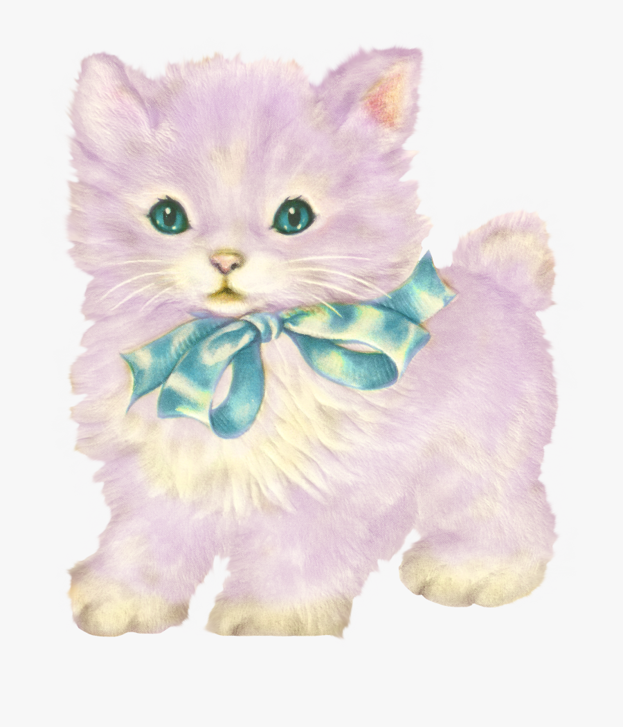Kittens Vintage Cat Transparent, Transparent Clipart