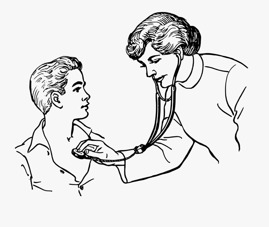 Medical Body Drawing At Getdrawings - Doktor Black And White, Transparent Clipart