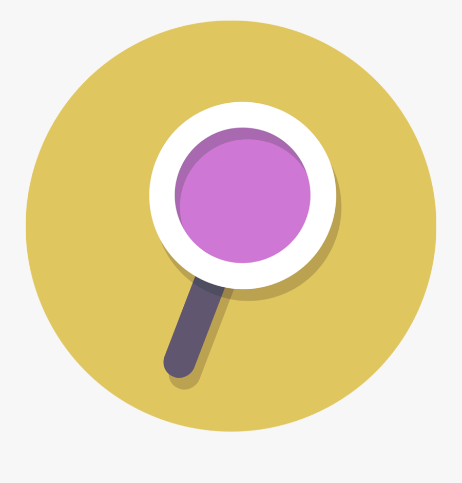 Free Transparent Background Magnifying Glass Clipart - Circle, Transparent Clipart