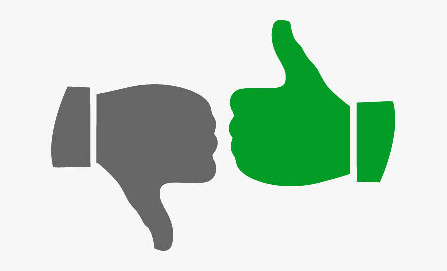 Thumbs Up And Down Png - Thumb Up Thumb Down Clipart, Transparent Clipart