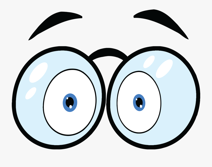 Eyes Eye Clip Art Black And White Free Clipart Images - Cartoon Eyes With Glasses, Transparent Clipart