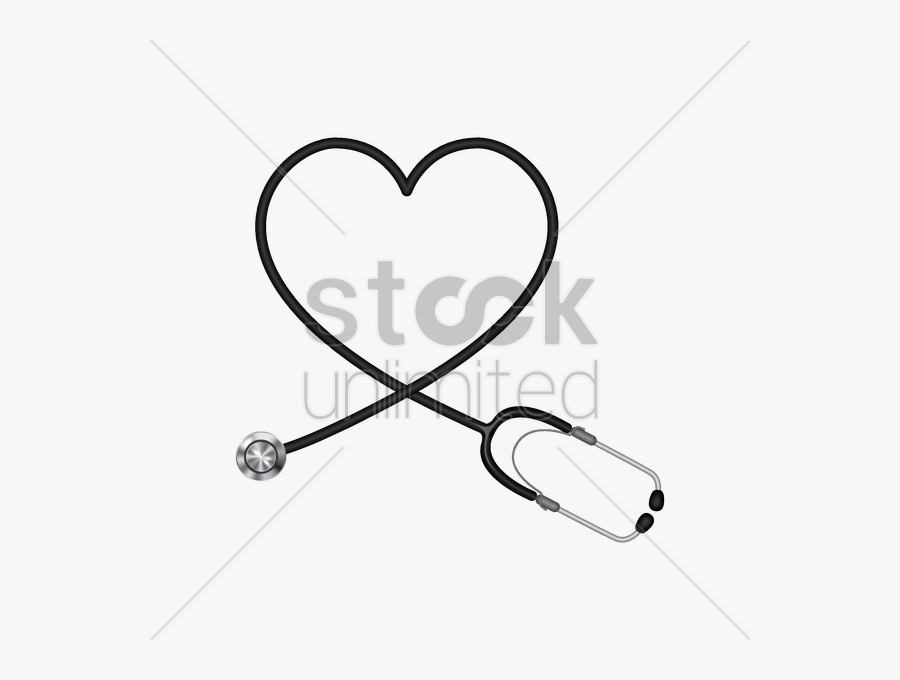 Bandaid Clipart Stethoscope - Heart, Transparent Clipart