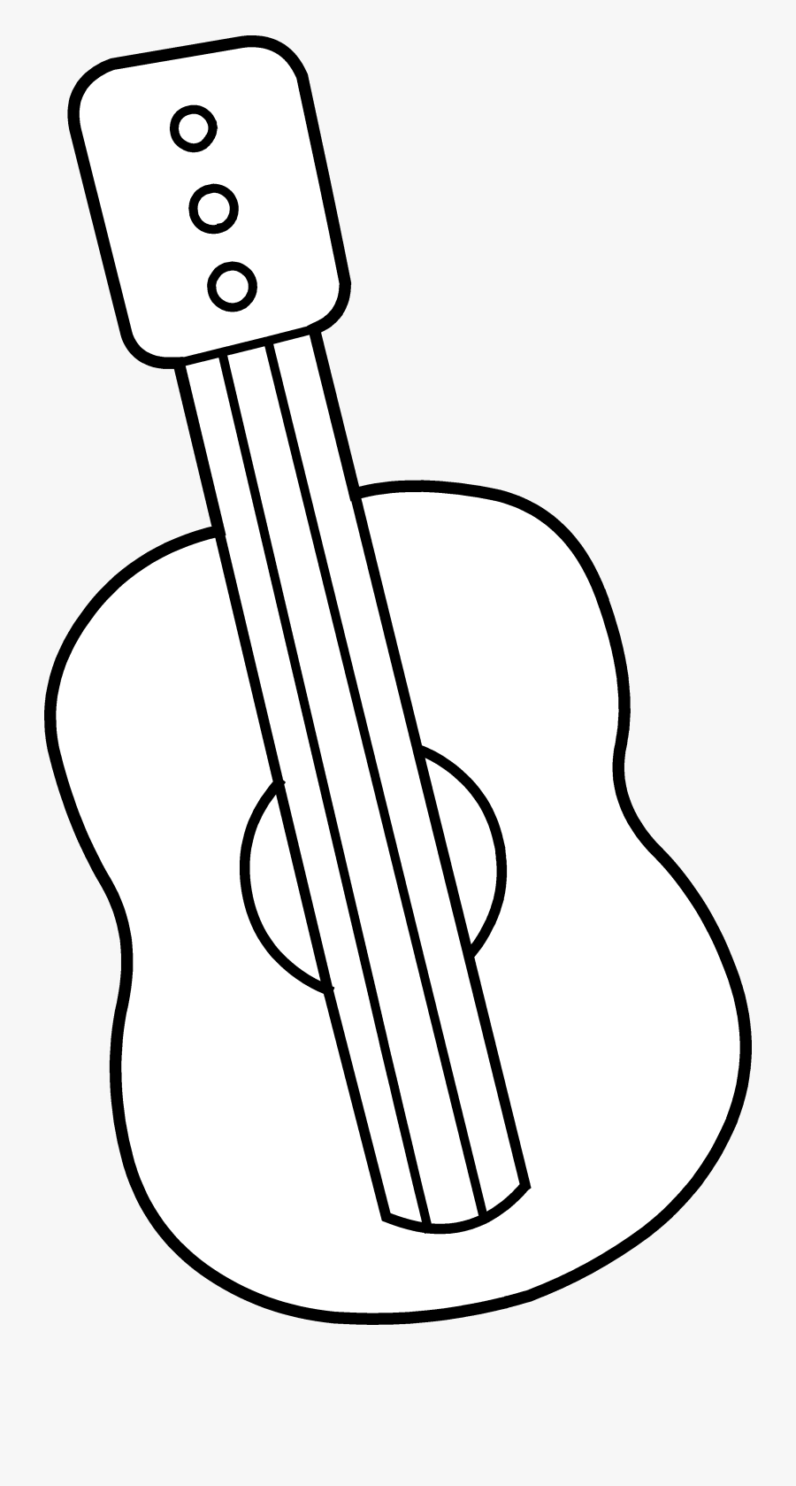 Guitar Clipart - Guitar Clipart White, Transparent Clipart
