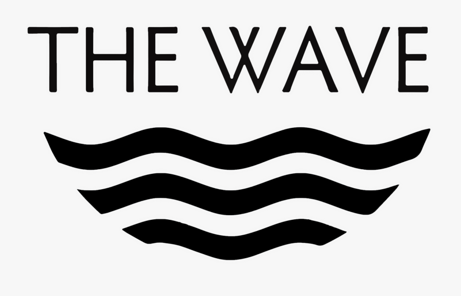 Clip Art Black And White Wave Logo - Wave Black And White Png, Transparent Clipart