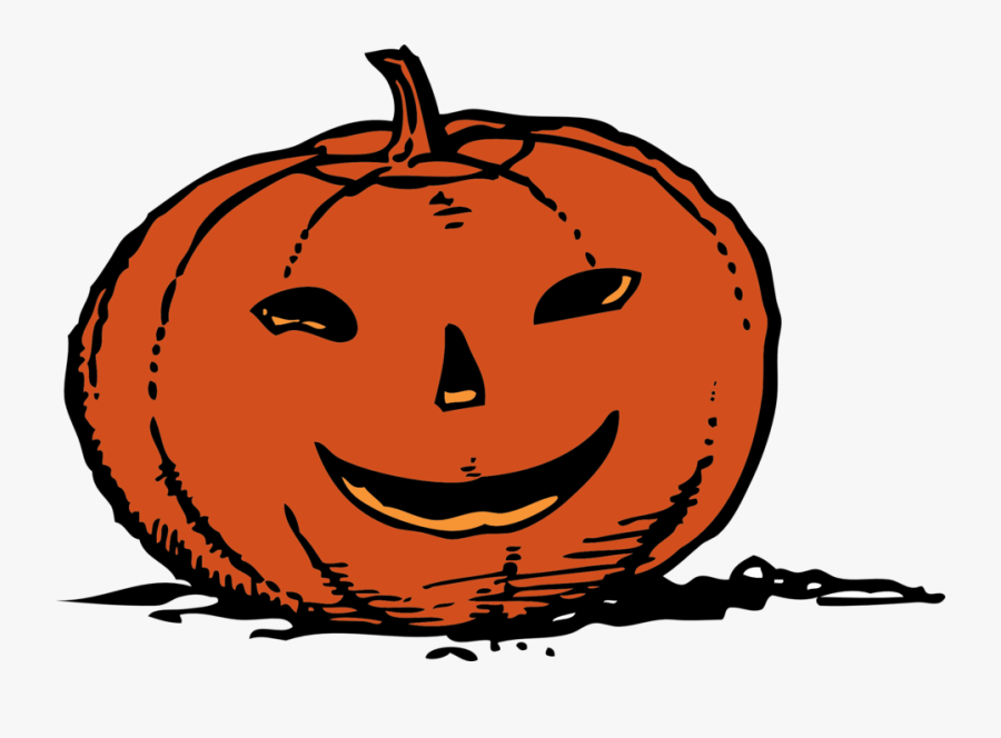 Transparent Pumpkin Clip Art - Happy Jack O Lantern Face, Transparent Clipart