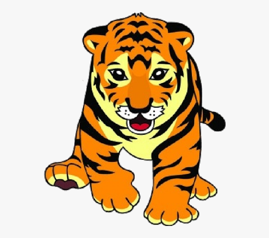 Tiger Clipart Black And White Free - Clipart Png Tiger, Transparent Clipart